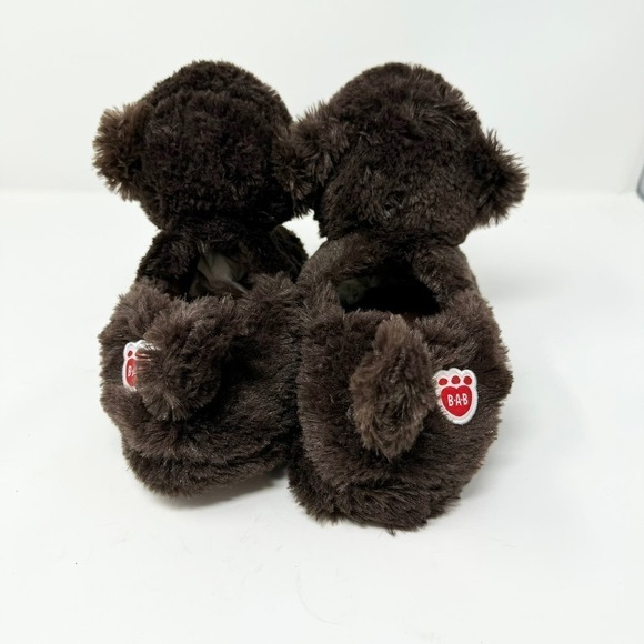 Build a Bear Workshop Brown Blue Eyed Monkey Child Slippers Youth Size XL (3-4) - Picture 3 of 15